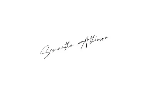 Samantha Atkinson name signature